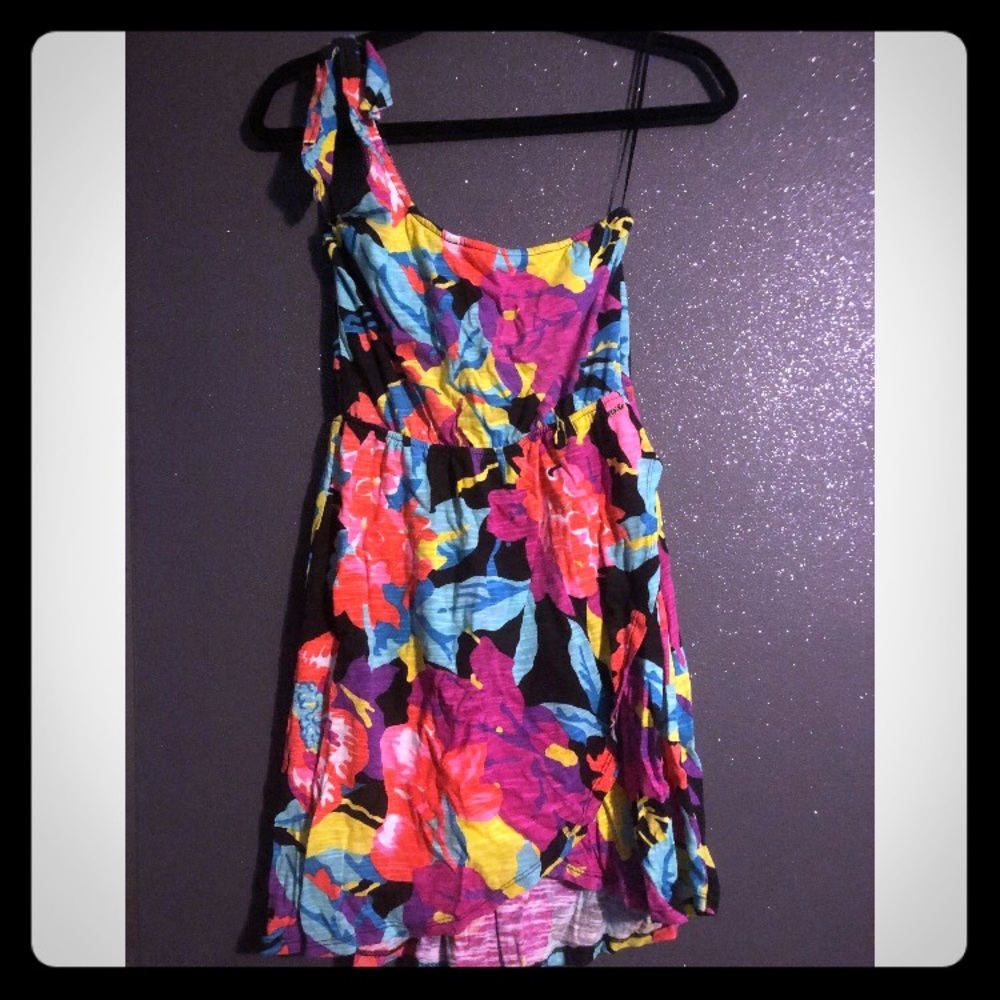 Roxy floral one arm sundress
